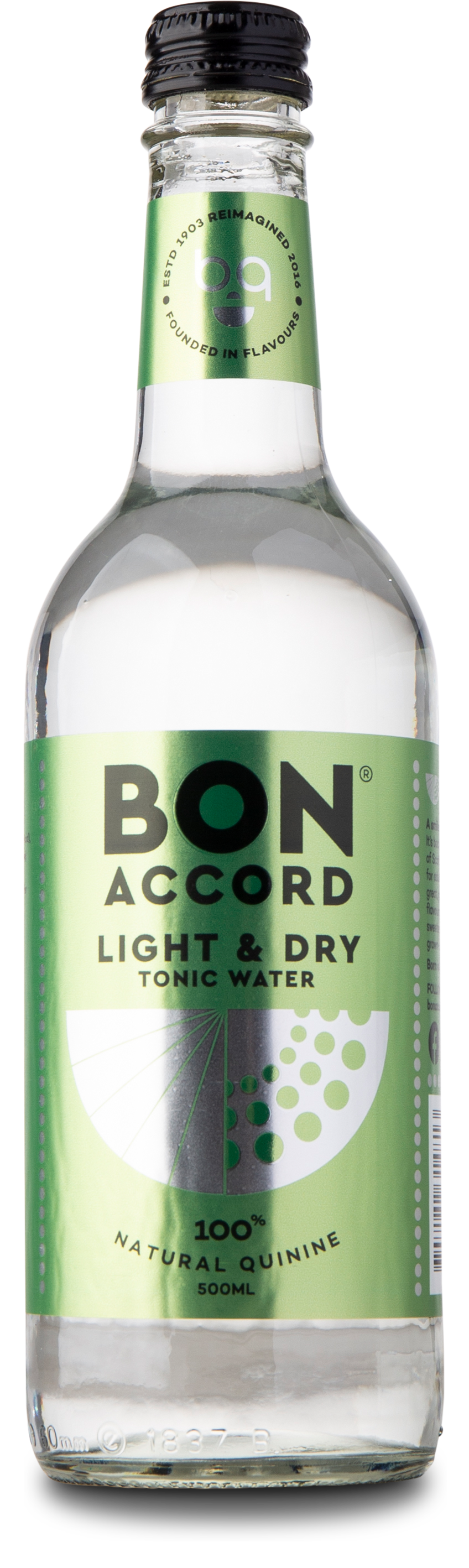 Bon Accord, Dry Tonic vand 500 ml 12 stk. i en kasse